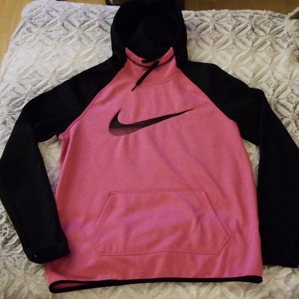 Pink Nike hoodie
